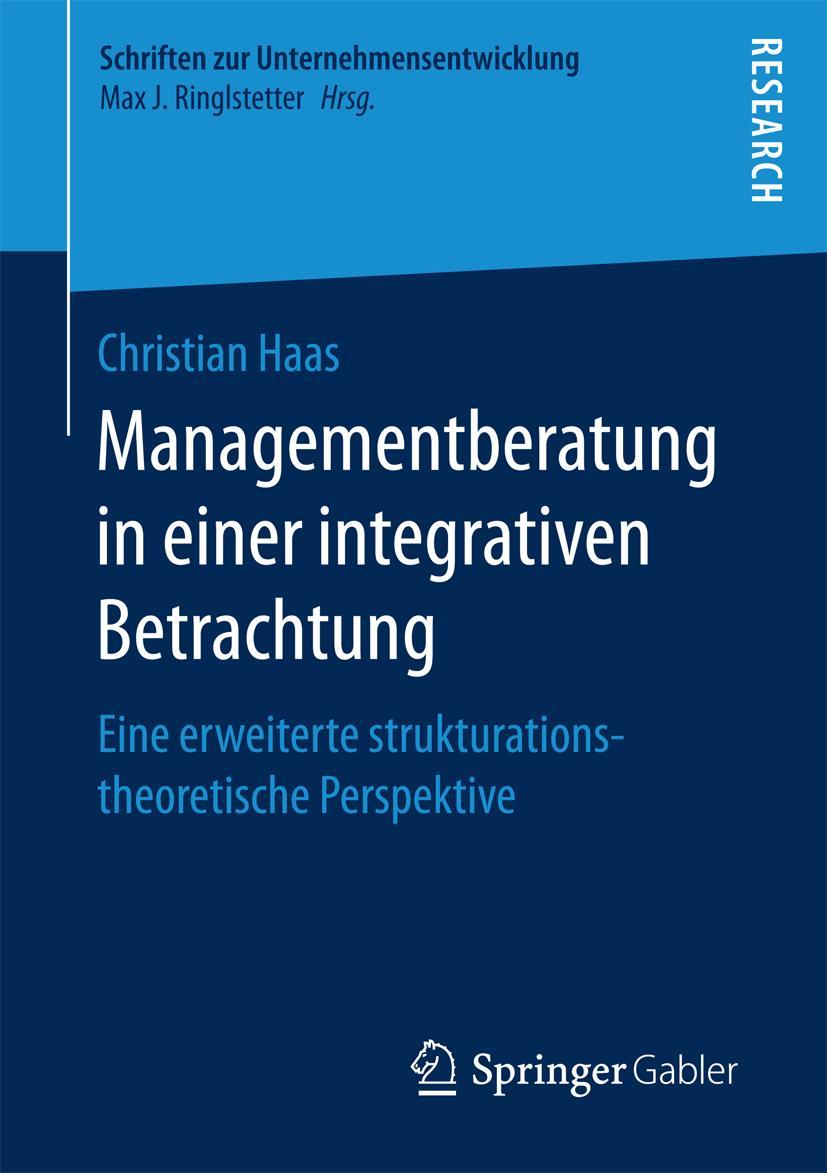 Vorderes Coverbild Managementberatung in einer integrativen Betrachtung