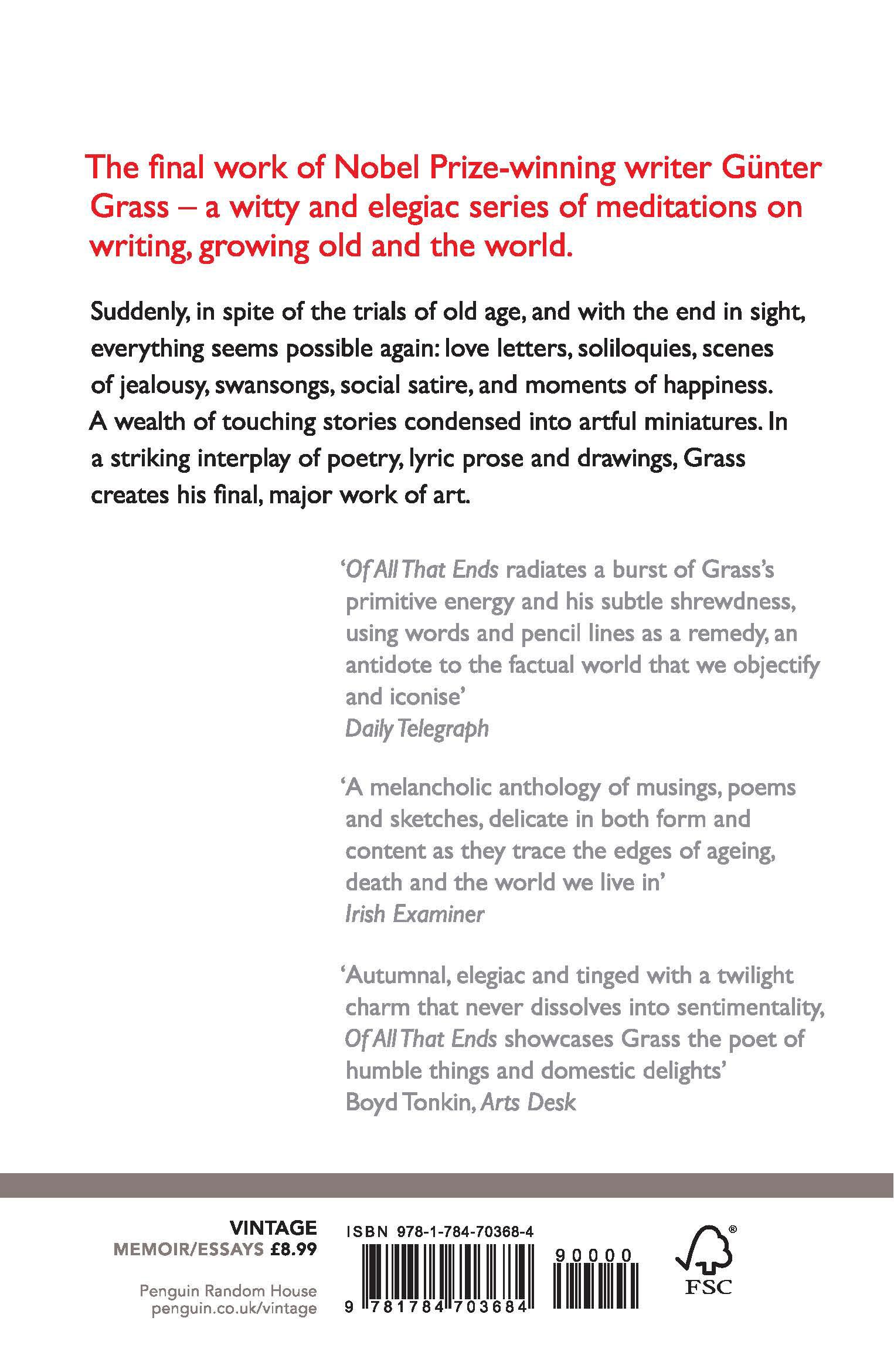 Rückseitencover Of All That Ends