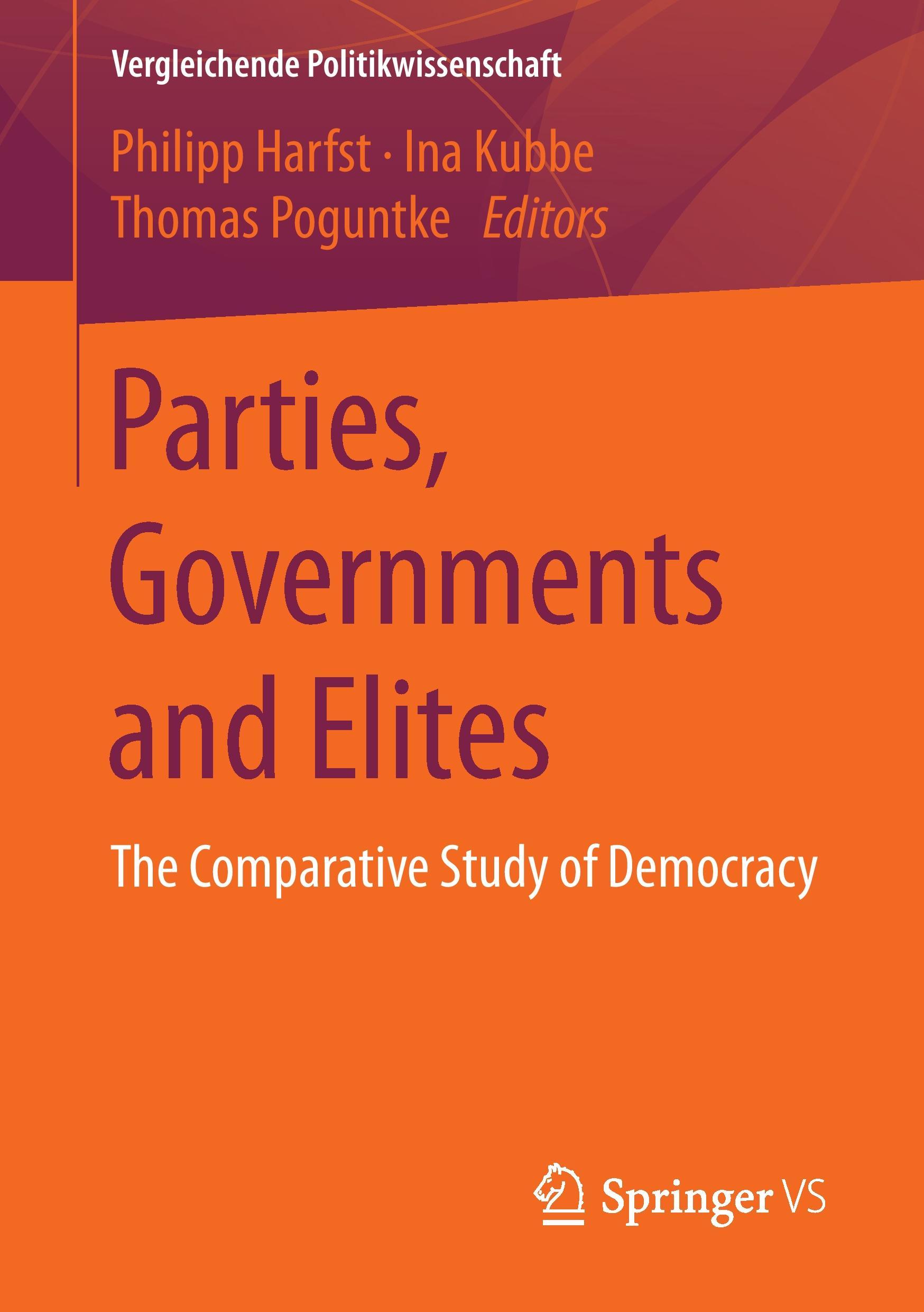 Vorderes Coverbild Parties, Governments and Elites