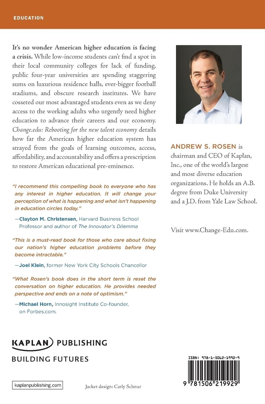 Rückseitencover Change.edu