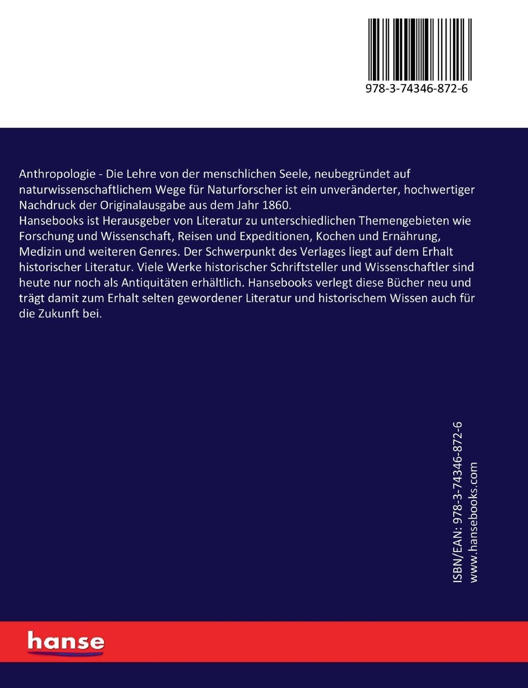Rückseitencover Anthropologie