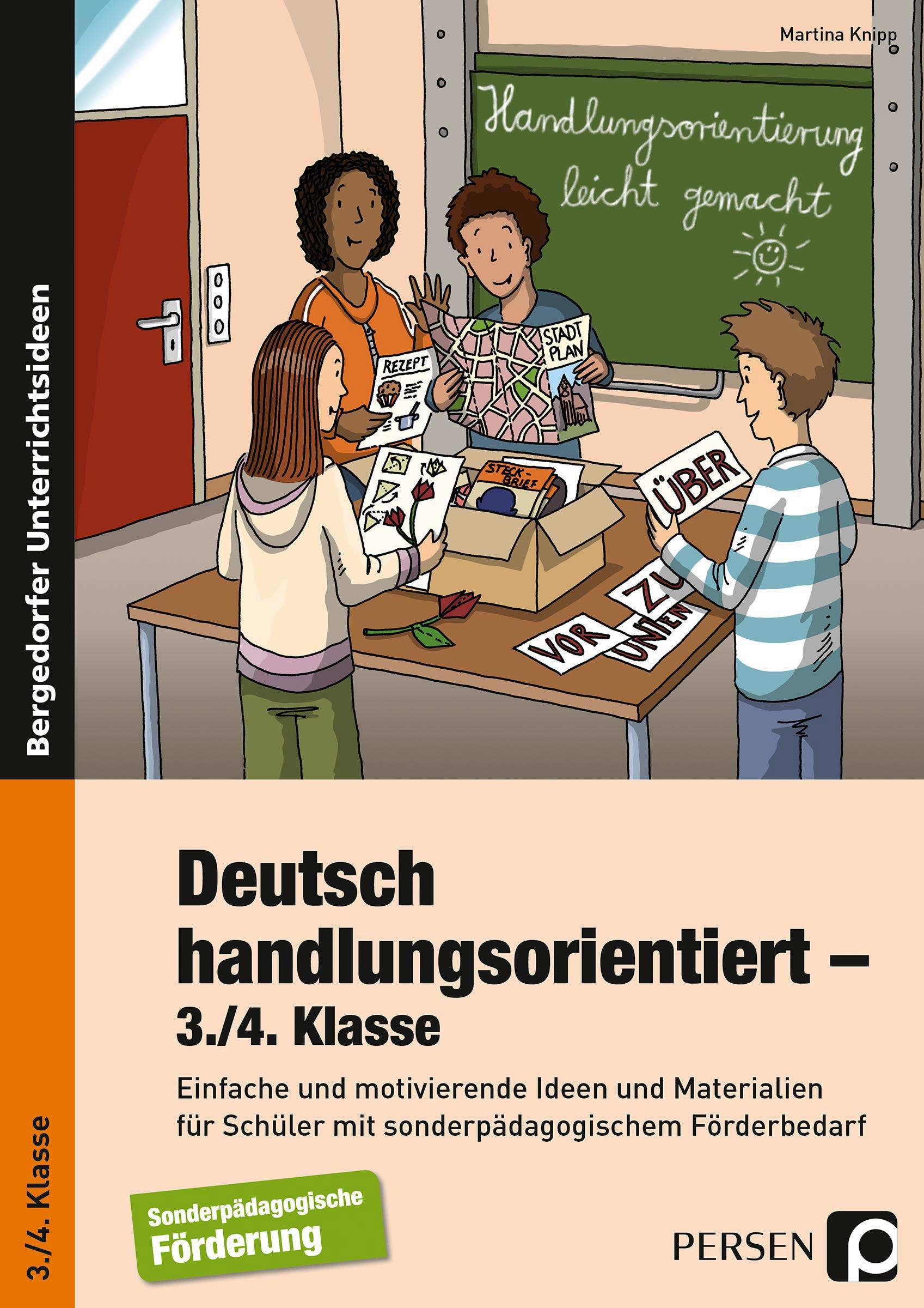 Vorderes Coverbild Deutsch handlungsorientiert - 3./4. Klasse