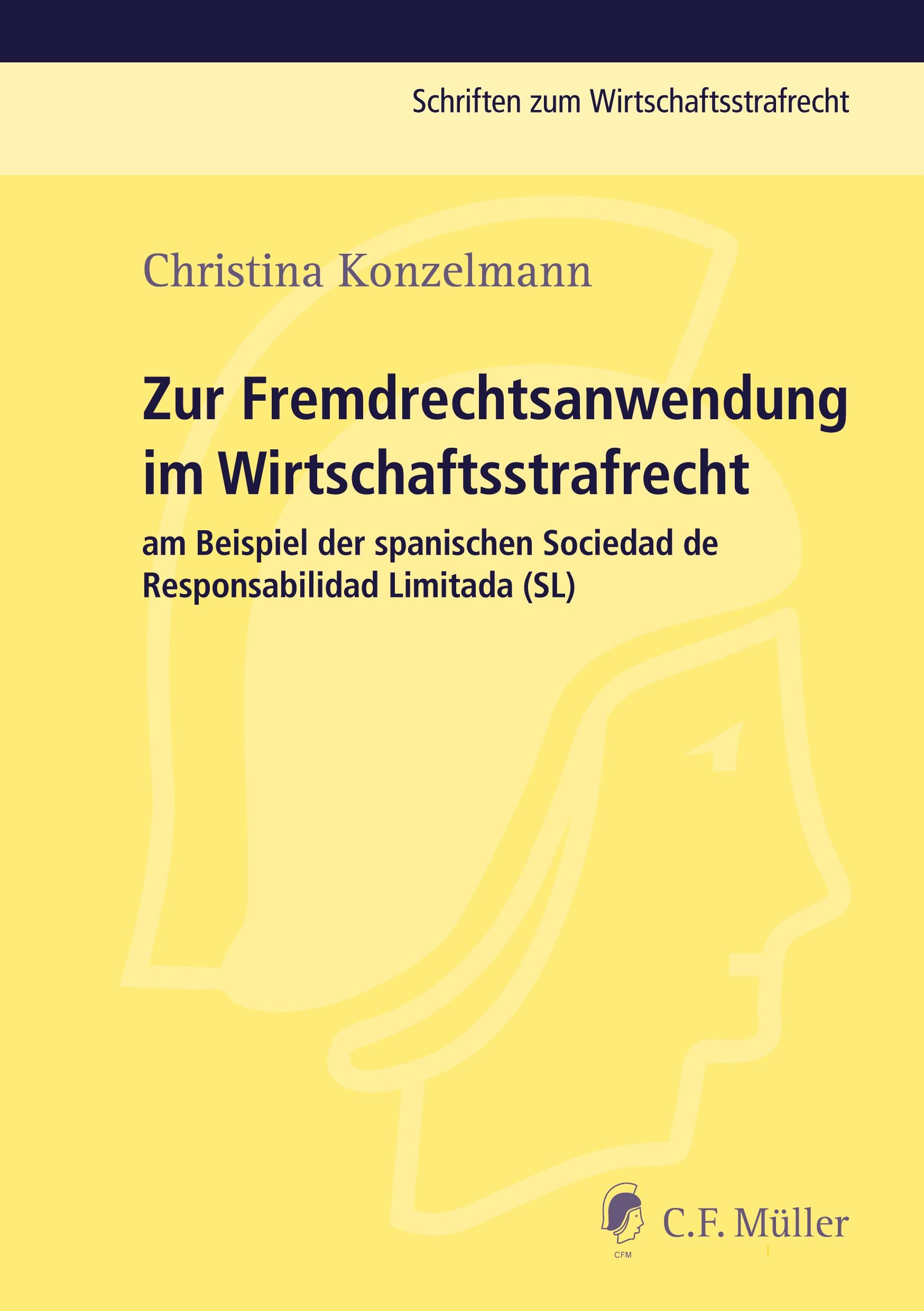 Vorderes Coverbild Zur Fremdrechtsanwendung im Wirtschaftsstrafrecht