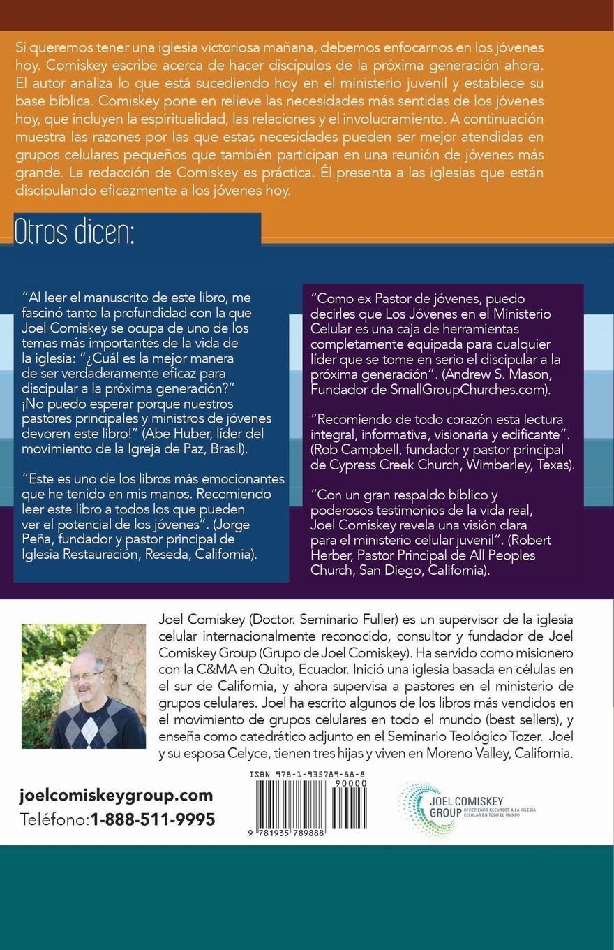 Rückseitencover Los Jóvenes en el Ministerio Celular: Discipulando a la Próxima Generación, ¡Ya!