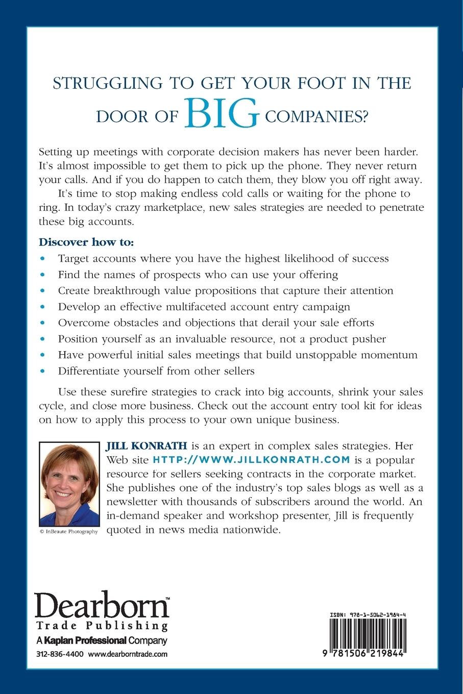 Rückseitencover Selling to Big Companies
