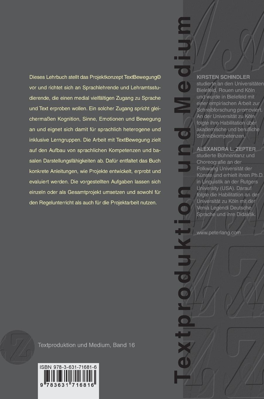 Rückseitencover TextBewegung