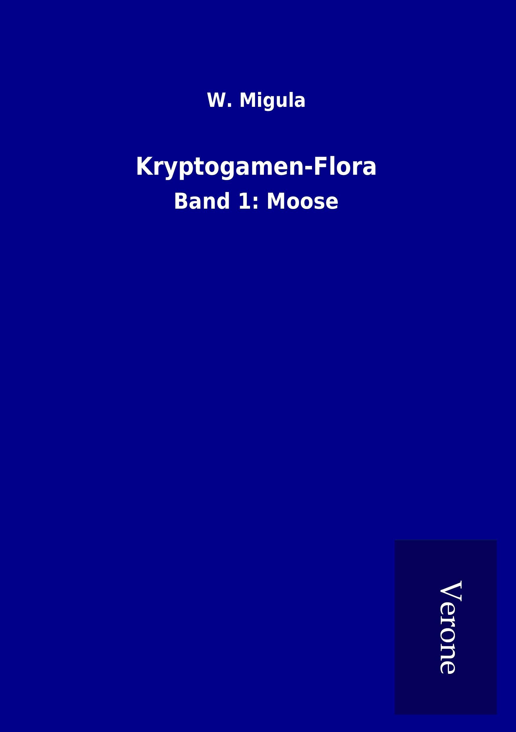 Vorderes Coverbild Kryptogamen-Flora