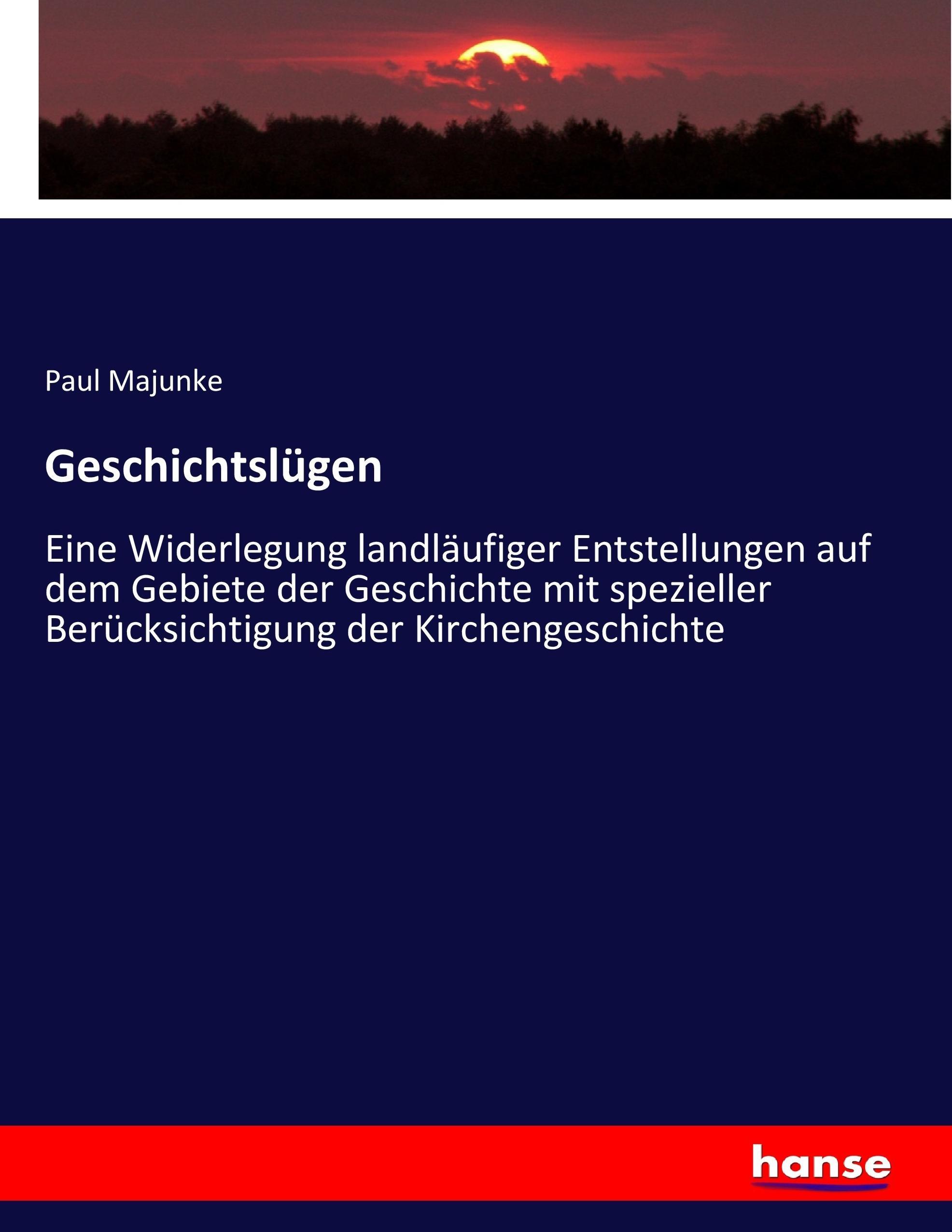 Vorderes Coverbild Geschichtslügen