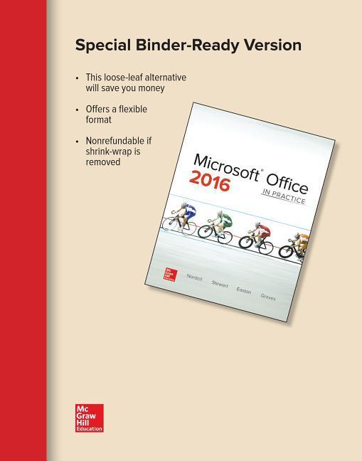 Vorderes Coverbild Loose Leaf for Microsoft Office 2016: In Practice