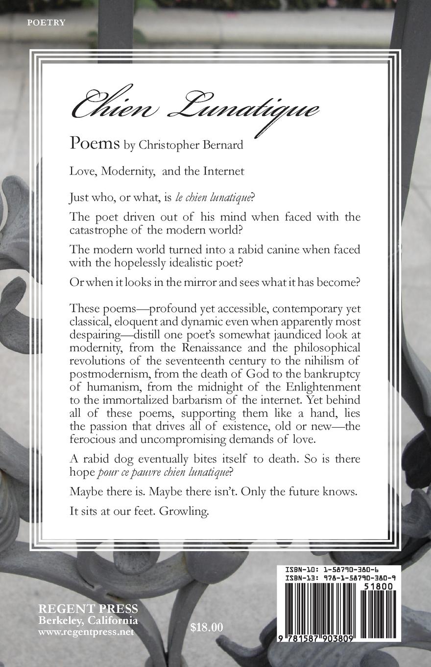 Rückseitencover Chien Lunatique