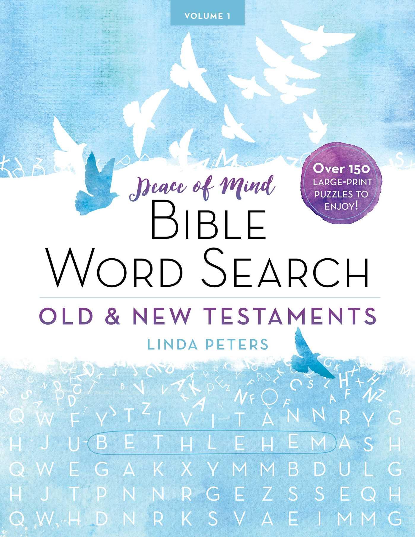 Vorderes Coverbild Peace of Mind Bible Word Search: Old & New Testaments