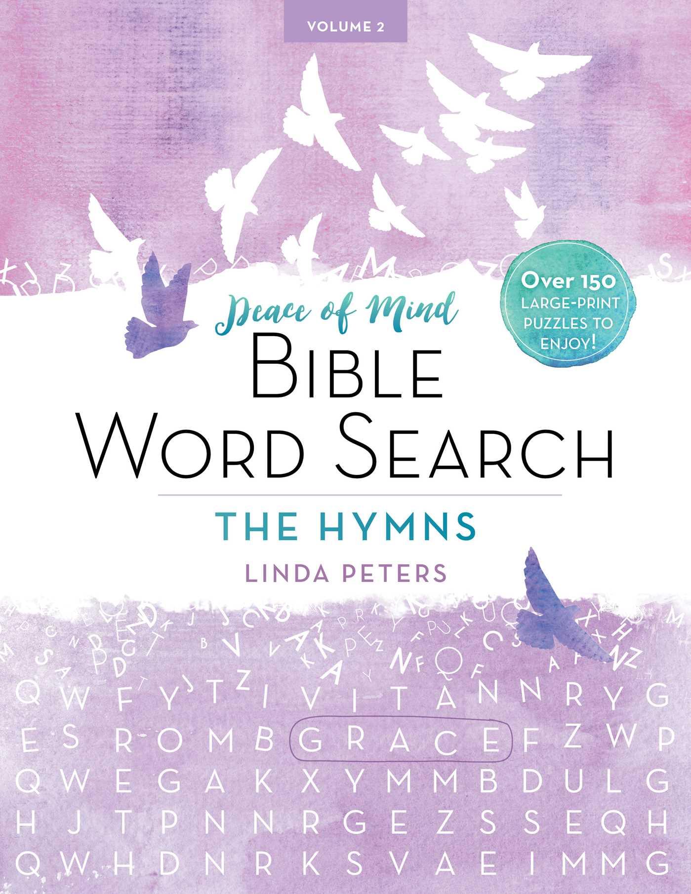 Vorderes Coverbild Peace of Mind Bible Word Search: The Hymns