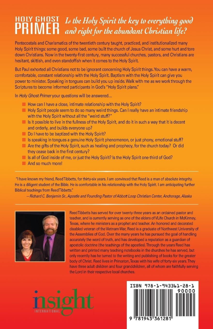 Rückseitencover Holy Ghost Primer: Stepping into Communion with the Holy Spirit