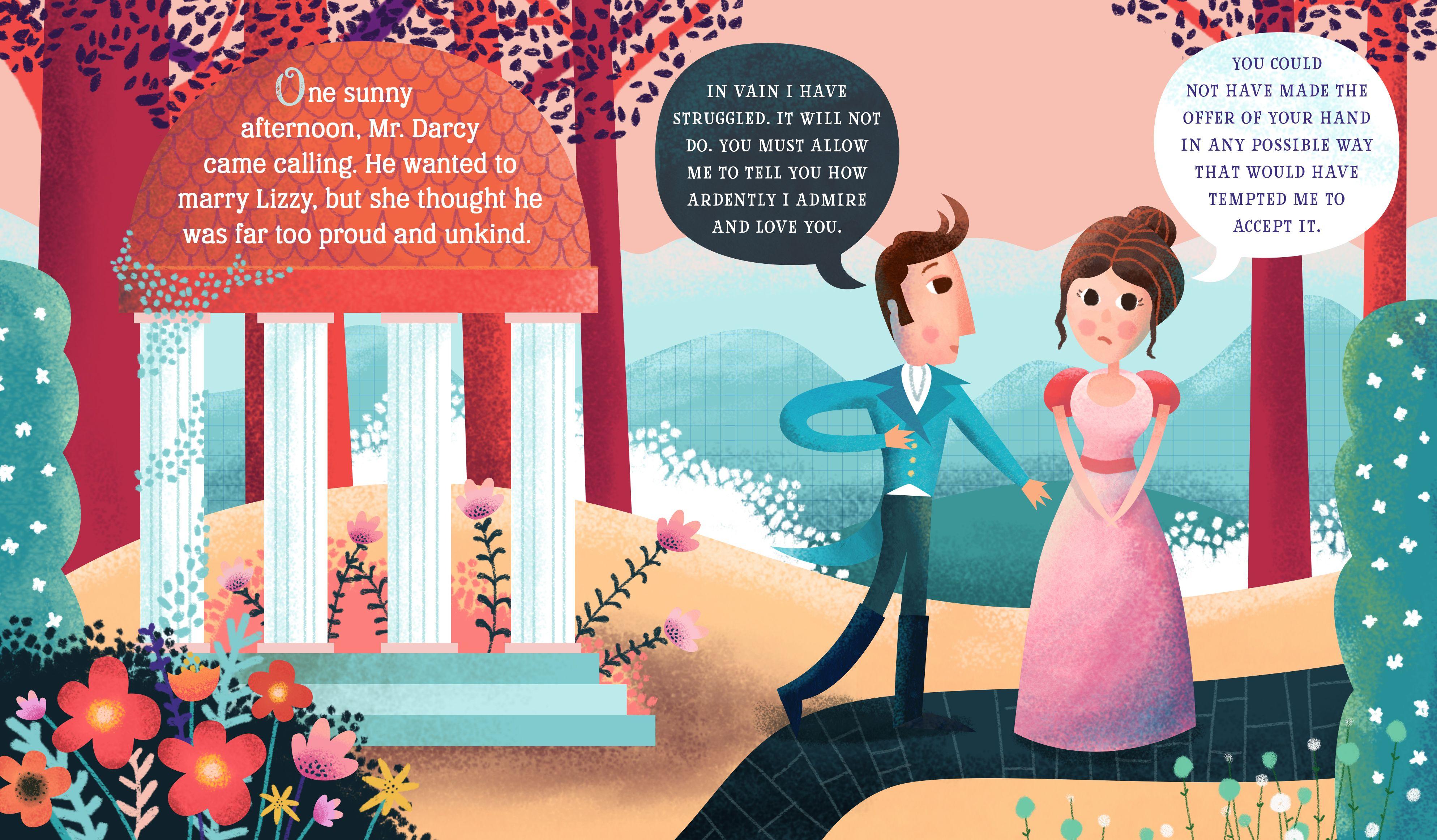 Beispielinhalt (Bild) Lit for Little Hands: Pride and Prejudice
