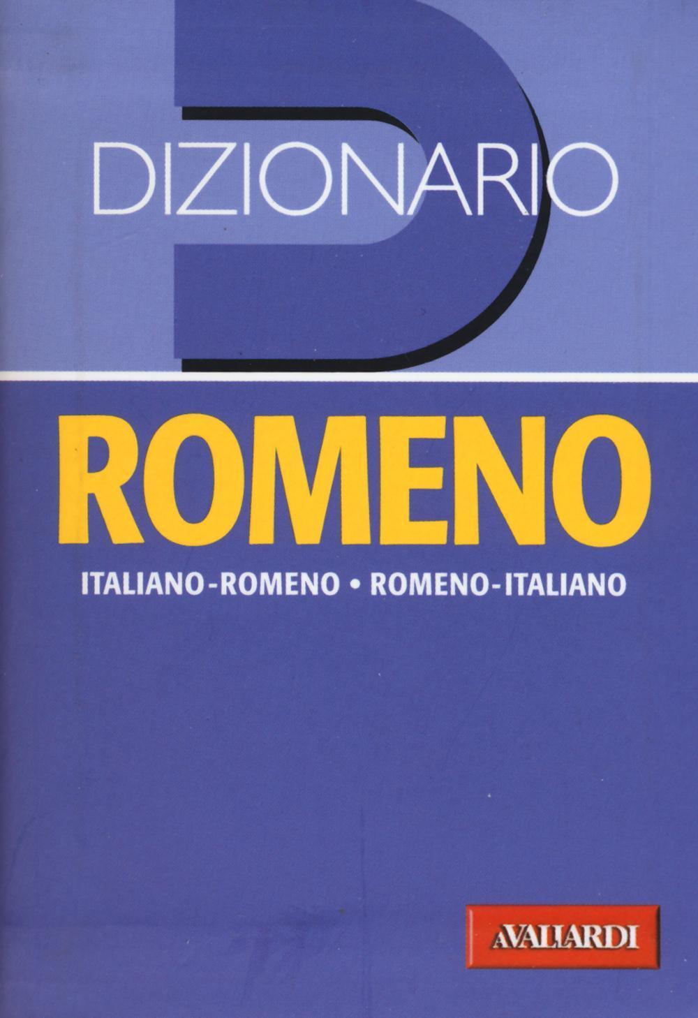 Vorderes Coverbild Dizionario romeno. Italiano-romeno, romeno-italiano