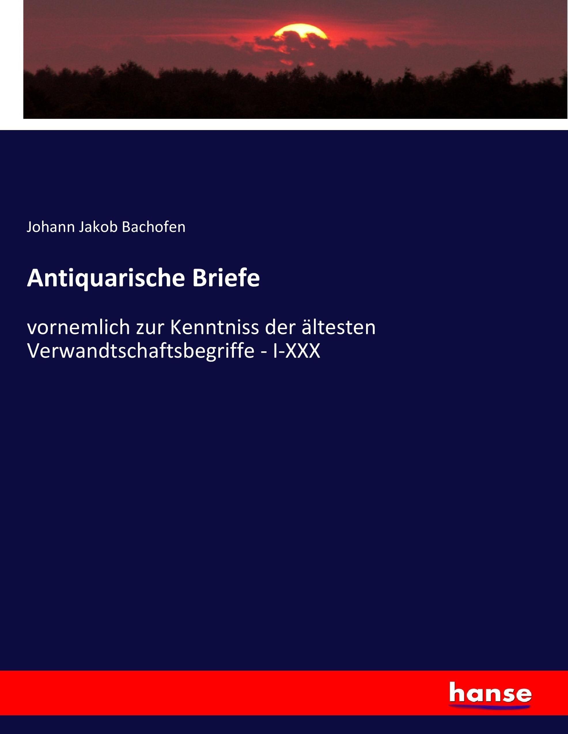 Vorderes Coverbild Antiquarische Briefe