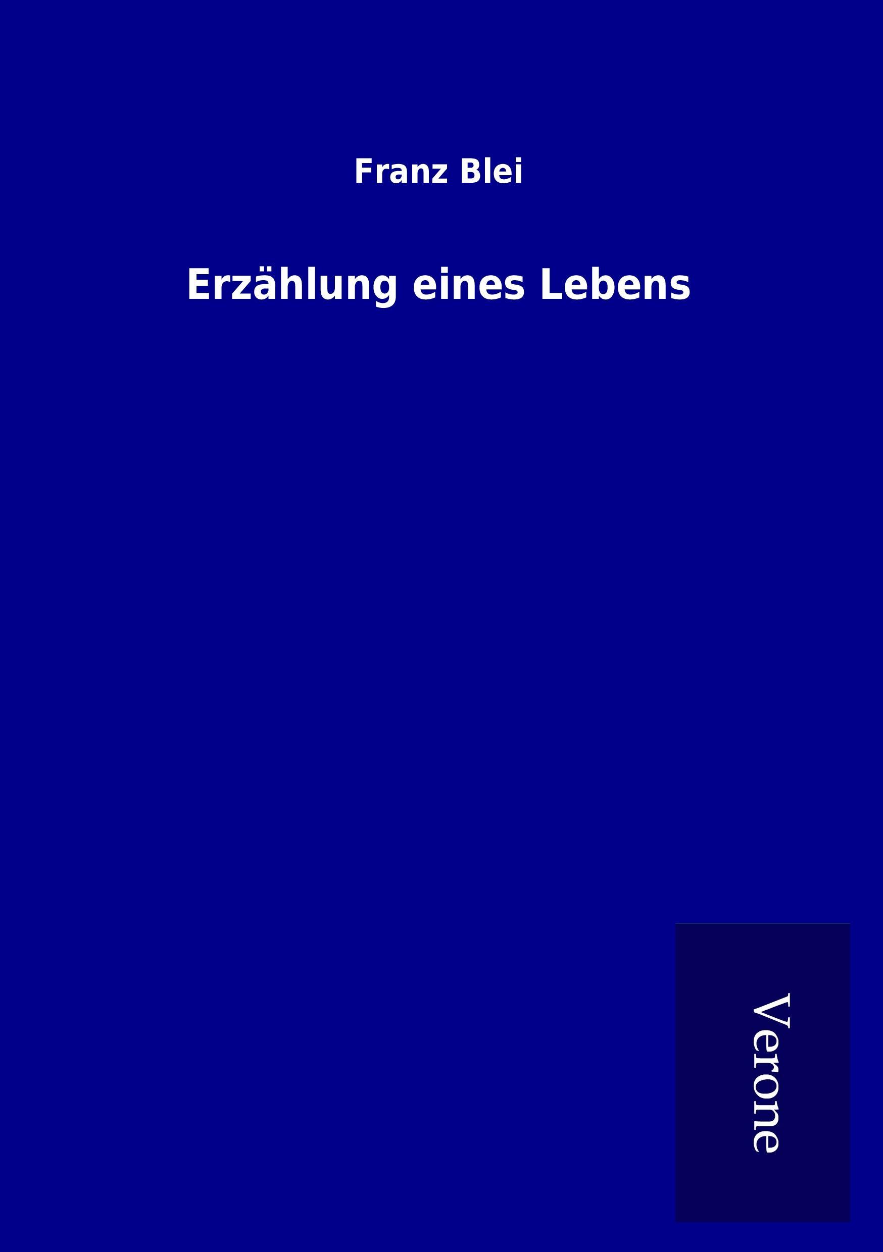 Vorderes Coverbild Erzählung eines Lebens