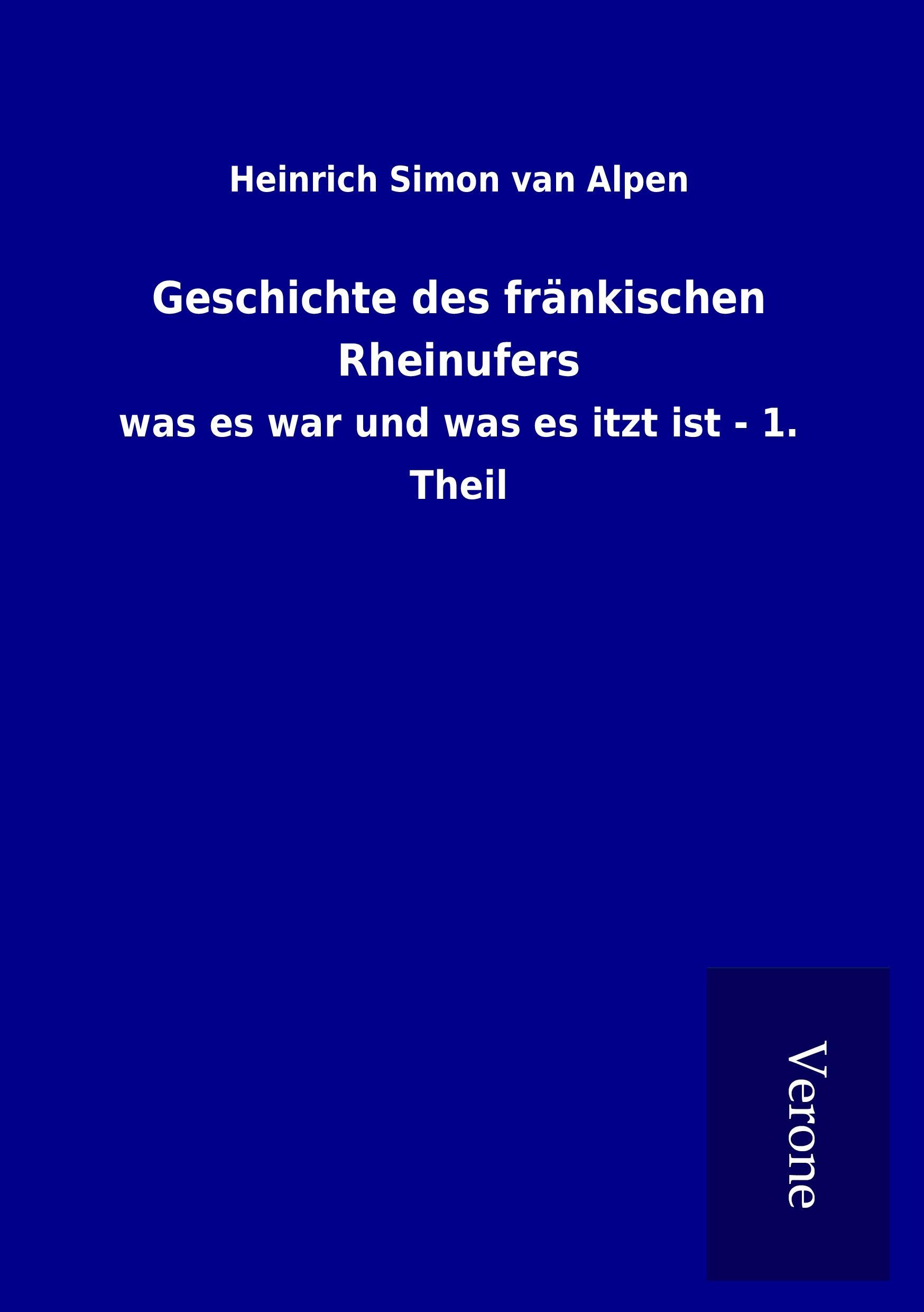 Vorderes Coverbild Geschichte des fränkischen Rheinufers