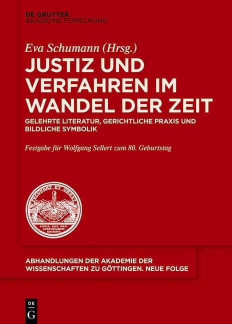 Vorderes Coverbild Justiz und Verfahren im Wandel der Zeit