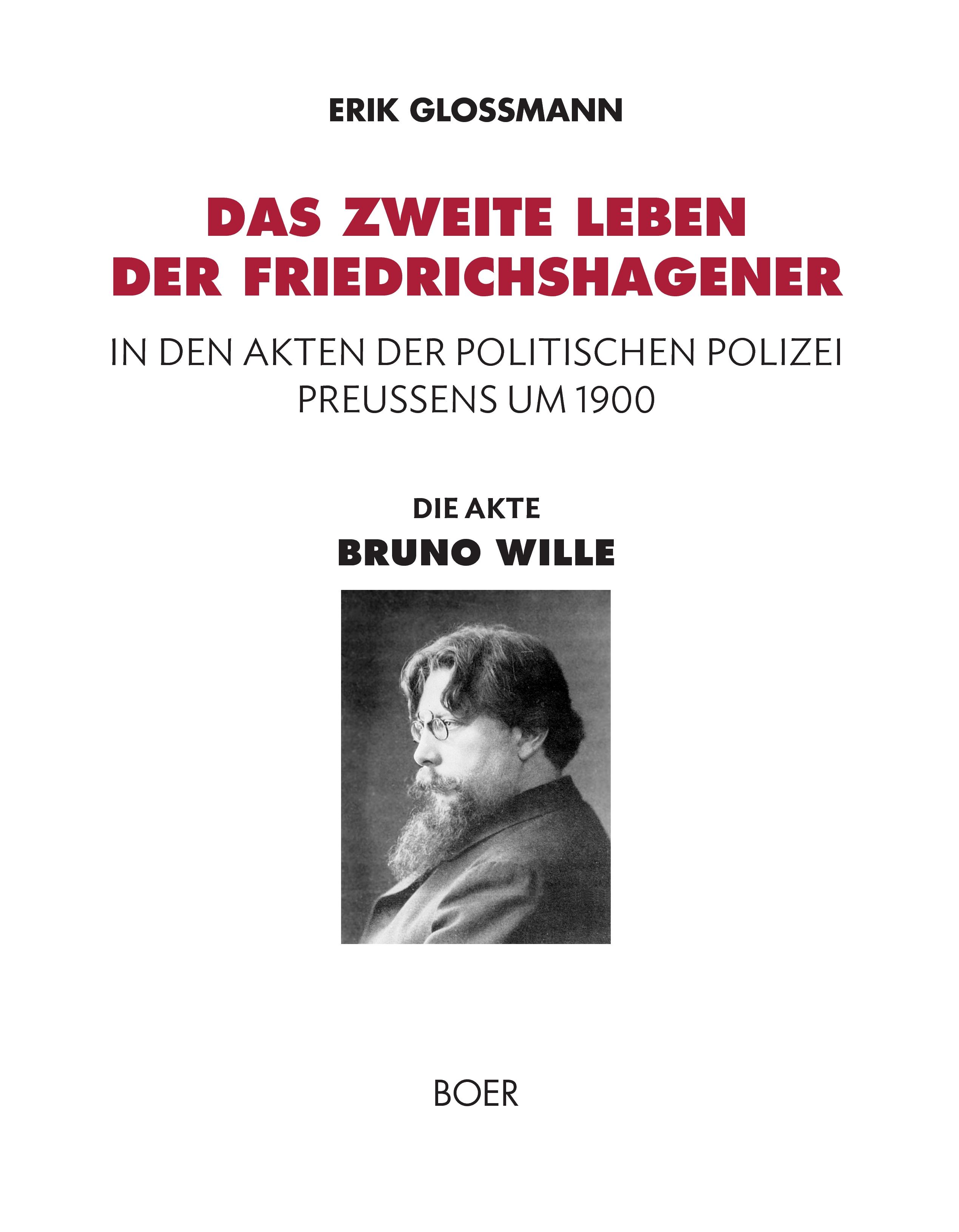 Vorderes Coverbild Die Akte 'Bruno Wille'