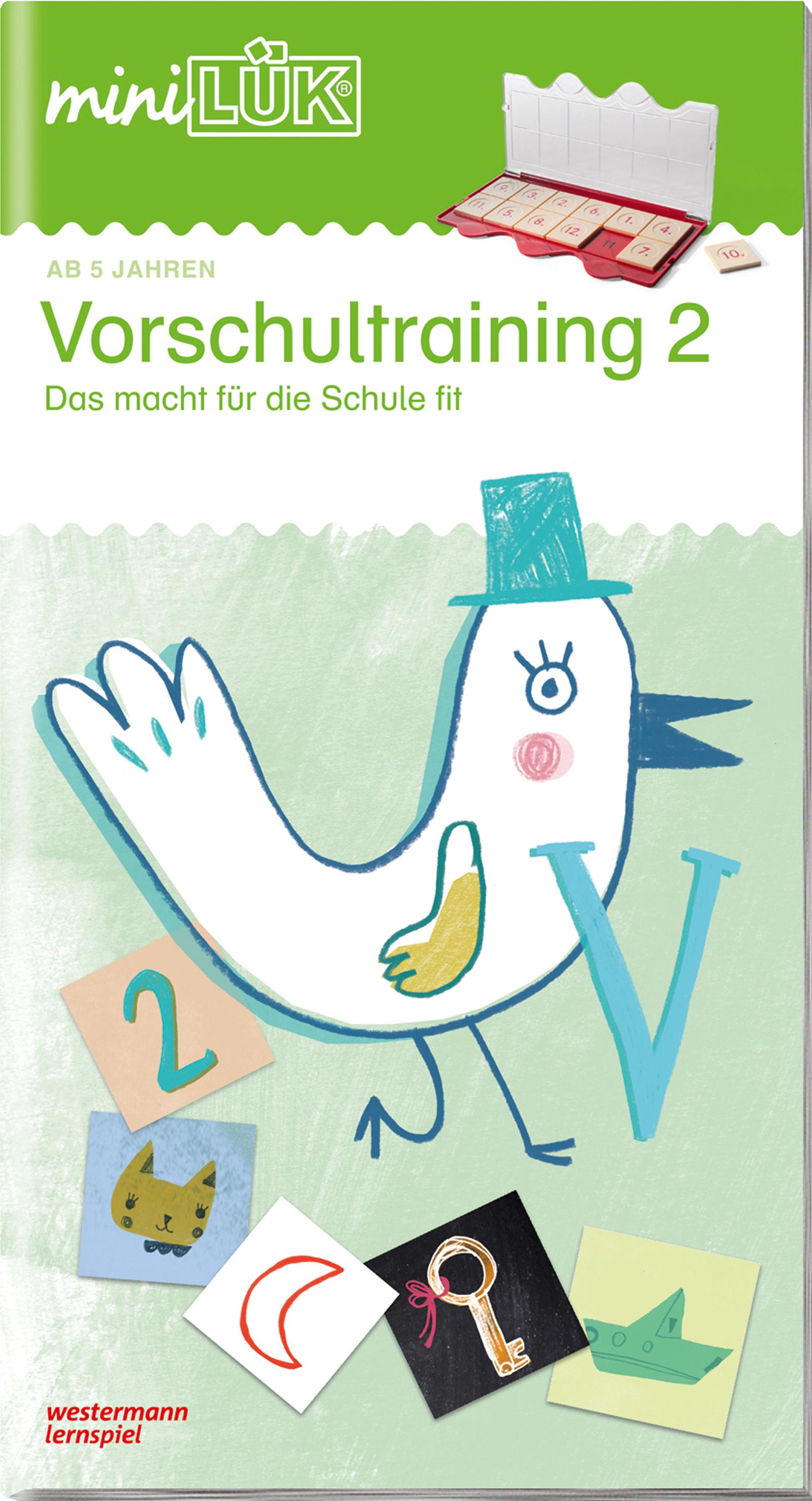 Vorderes Coverbild miniLÜK. Vorschultraining 2