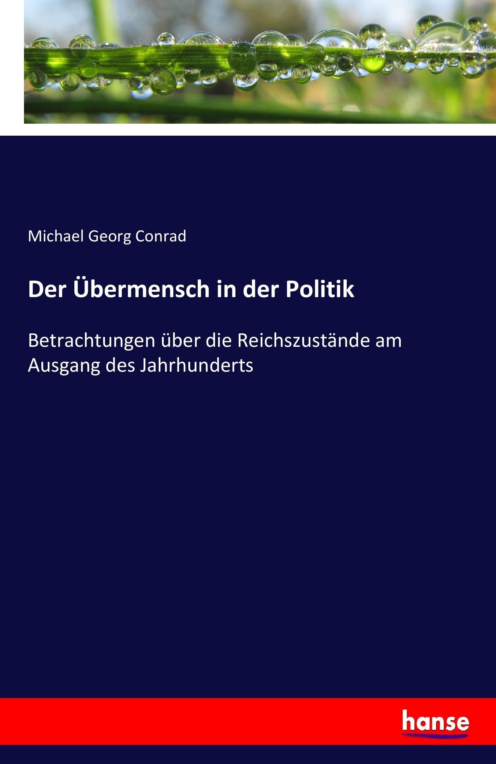Vorderes Coverbild Der Übermensch in der Politik