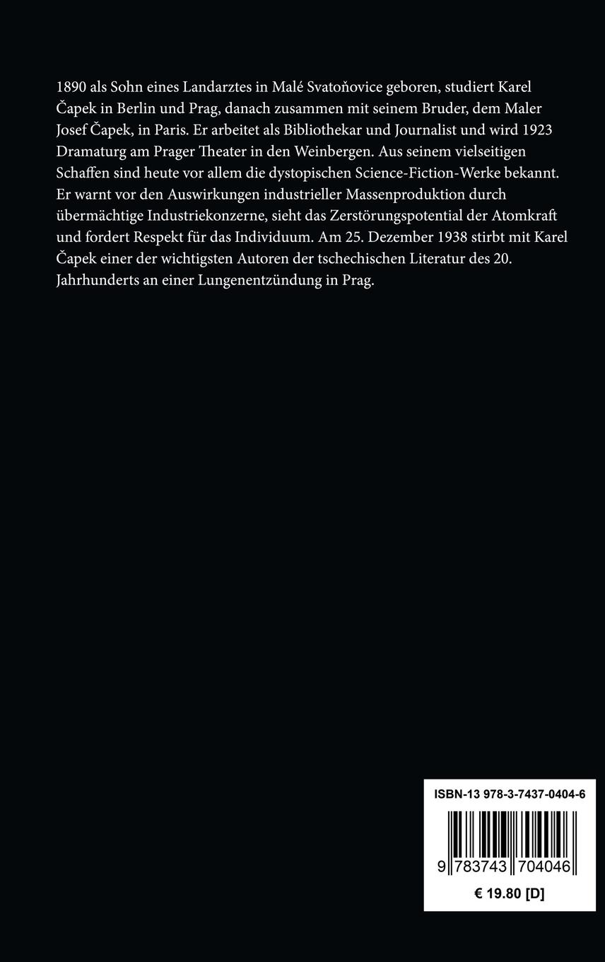 Rückseitencover W.U.R. Werstands Universal Robots