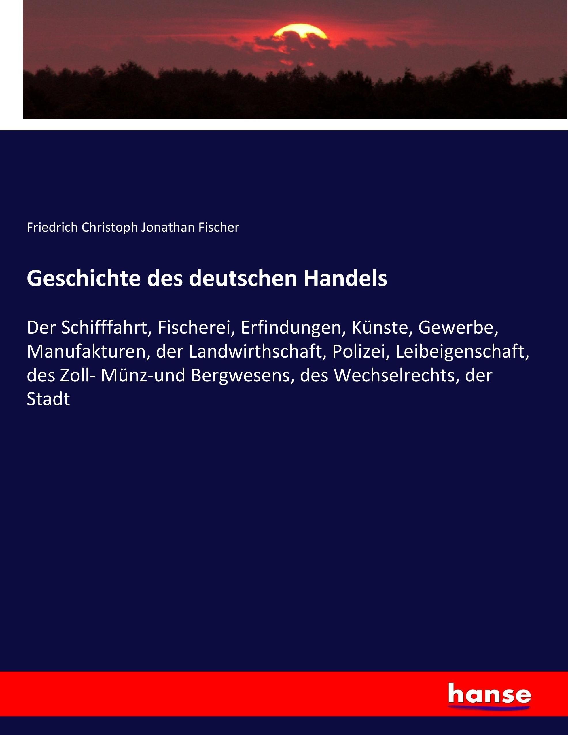 Vorderes Coverbild Geschichte des deutschen Handels