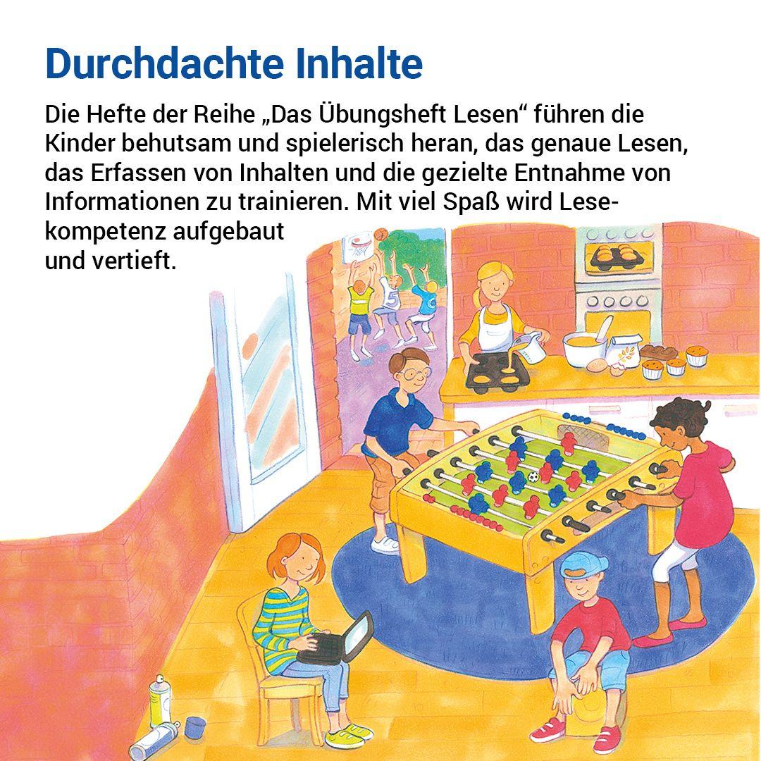 Beispielinhalt (Bild) Das Übungsheft Lesen 5