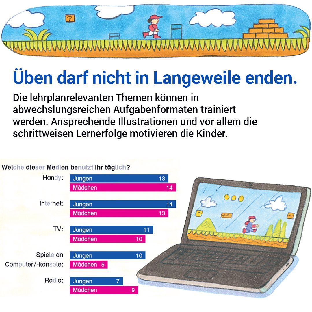 Beispielinhalt (Bild) Das Übungsheft Lesen 5