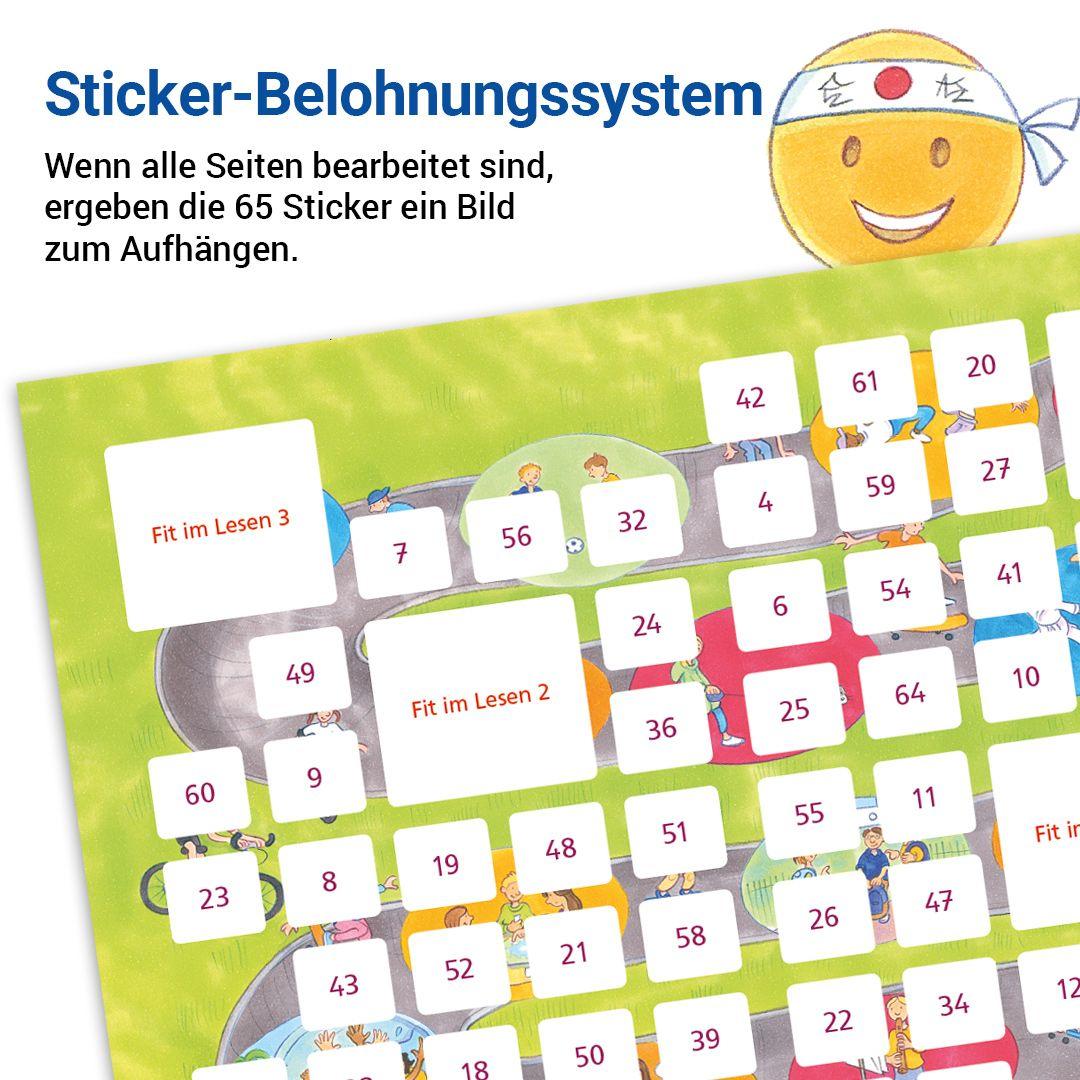 Beispielinhalt (Bild) Das Übungsheft Lesen 5