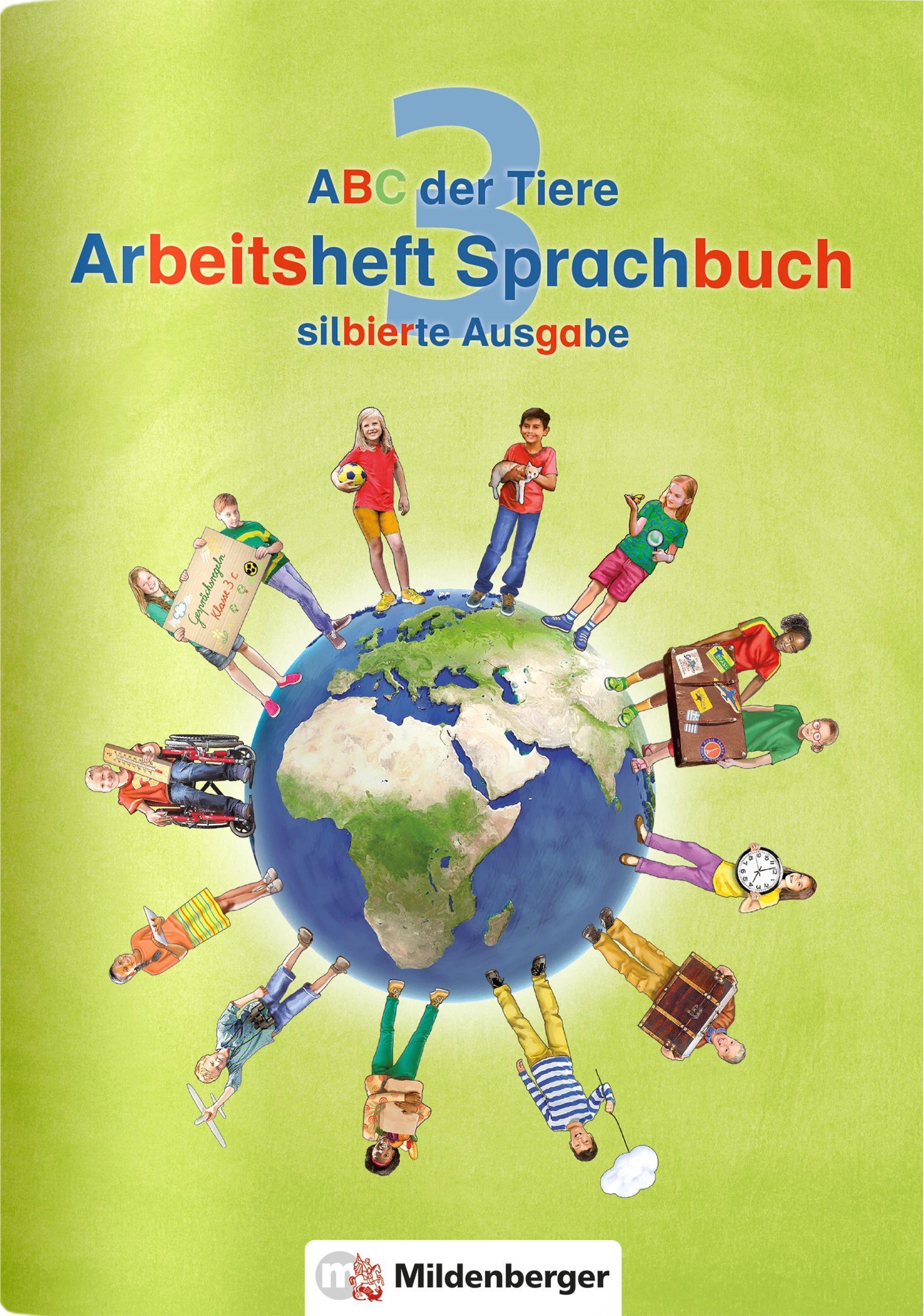 Vorderes Coverbild ABC der Tiere 3 - Arbeitsheft Sprachbuch, silbierte Ausgabe. Neubearbeitung