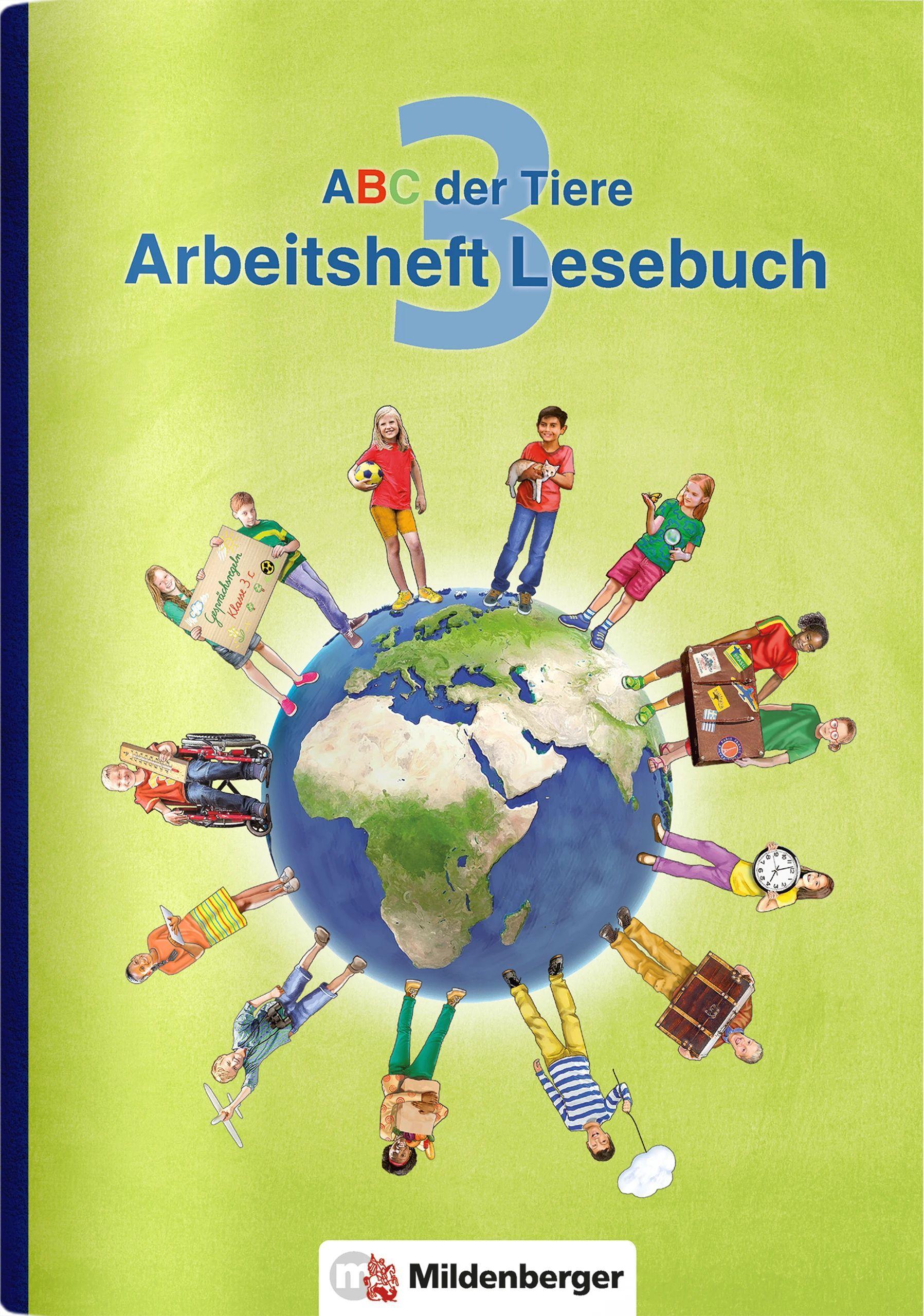 Vorderes Coverbild ABC der Tiere 3 - Arbeitsheft Lesebuch. Neubearbeitung