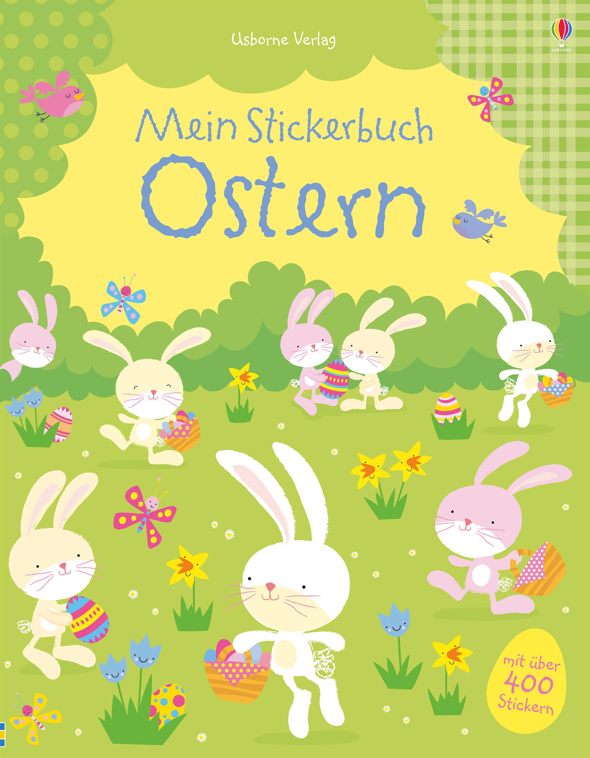 Vorderes Coverbild Mein Stickerbuch: Ostern