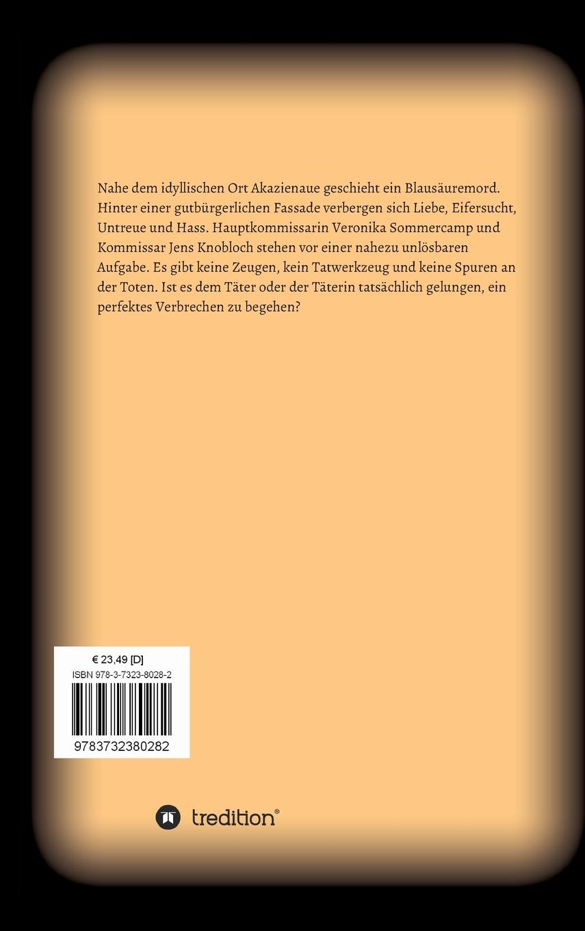 Rückseitencover Die Tote unter dem Schlehendorn