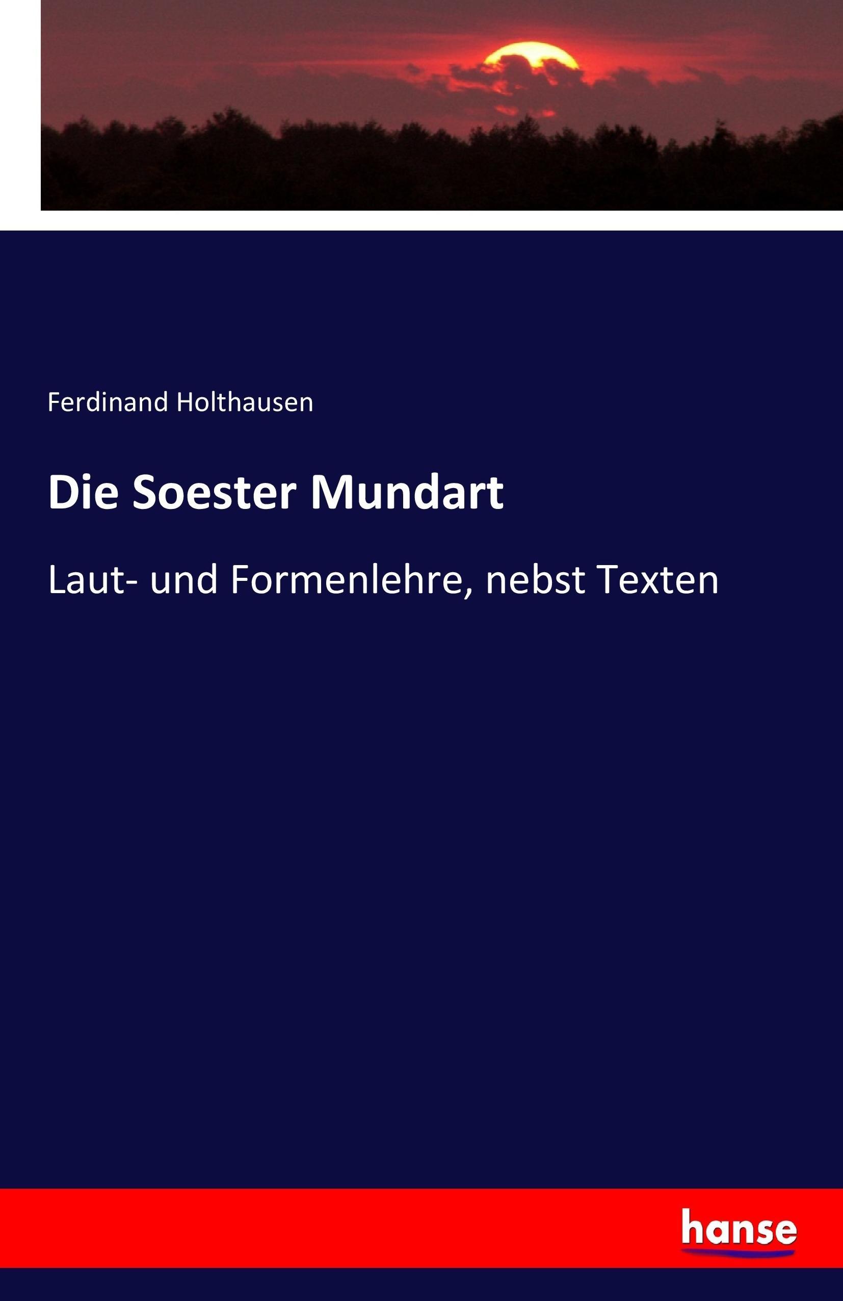 Vorderes Coverbild Die Soester Mundart