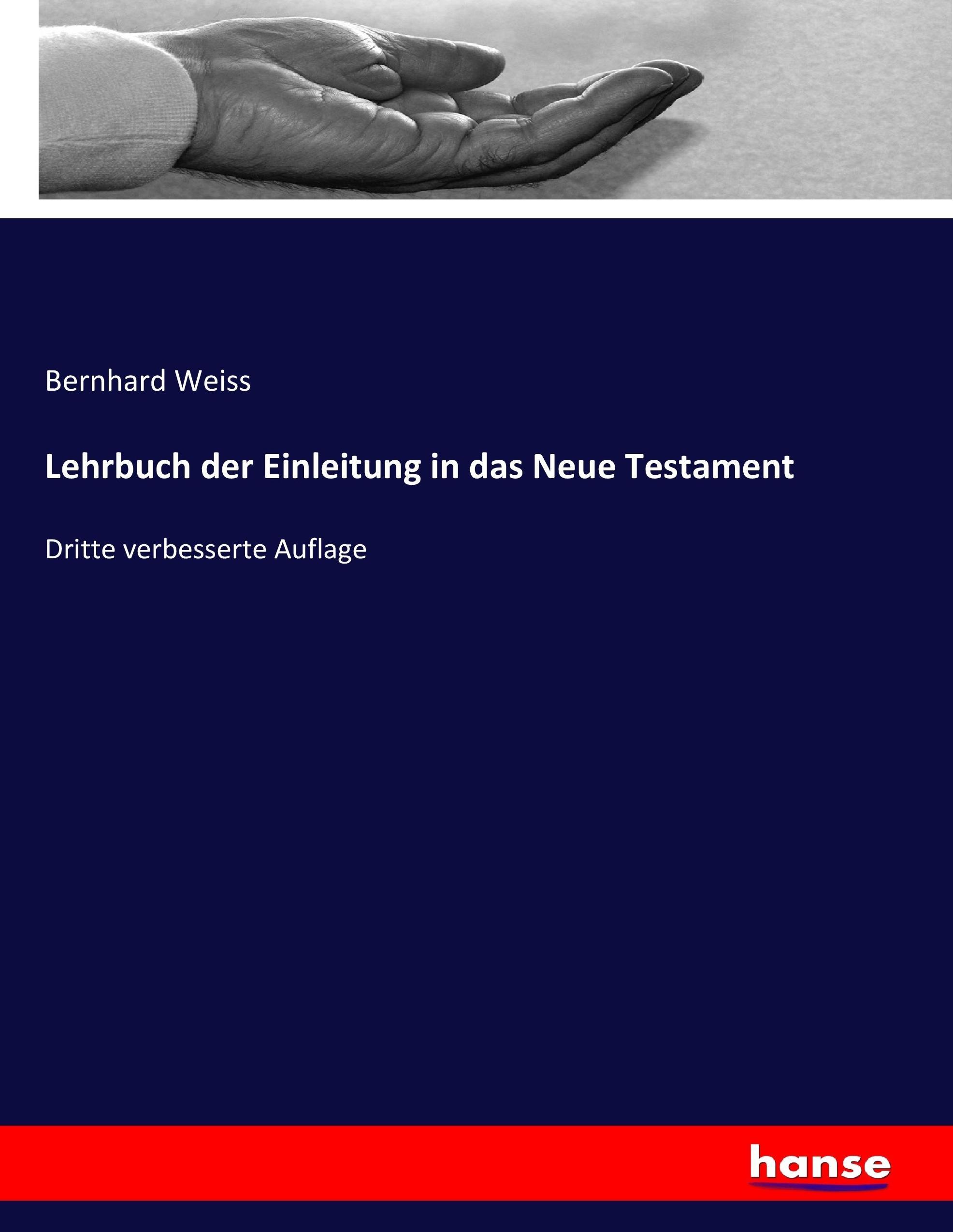 Vorderes Coverbild Lehrbuch der Einleitung in das Neue Testament