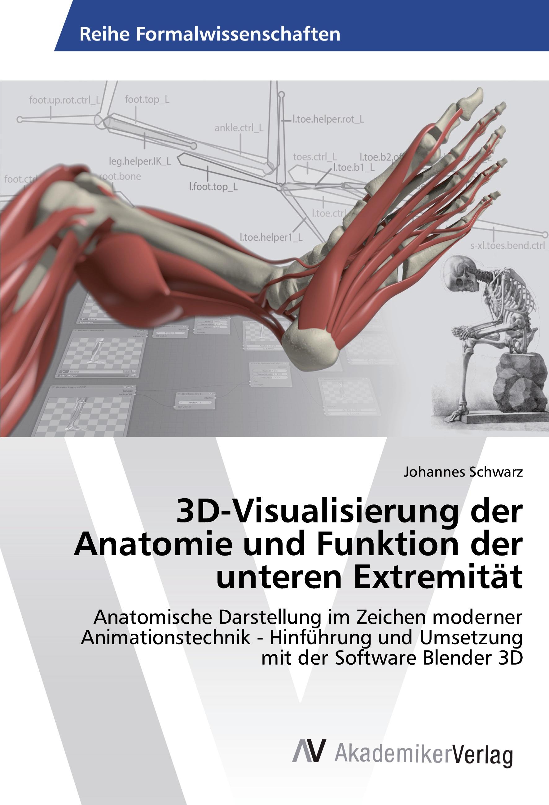 Vorderes Coverbild 3D-Visualisierung der Anatomie und Funktion der unteren Extremität