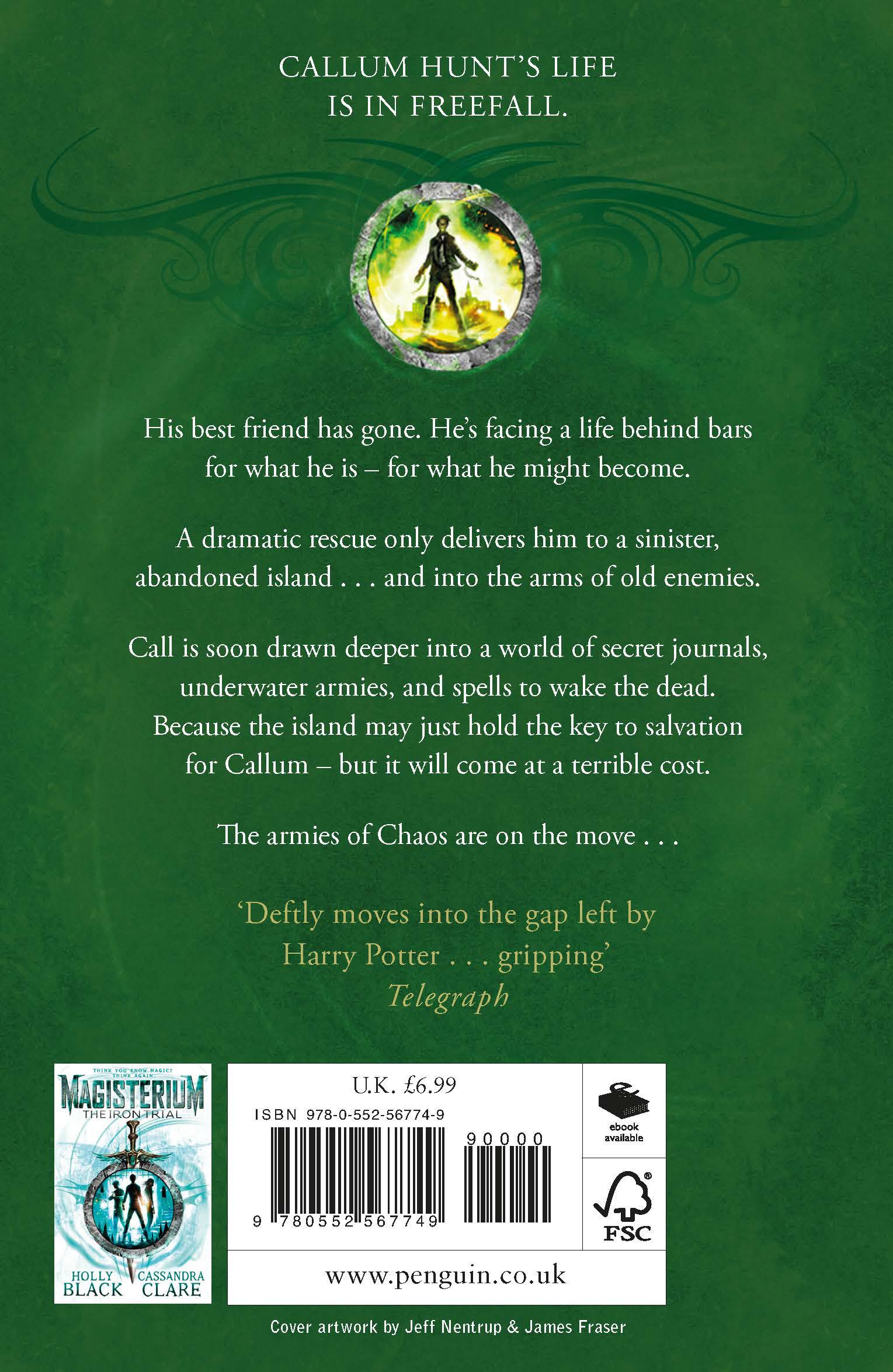 Rückseitencover Magisterium 04: The Silver Mask