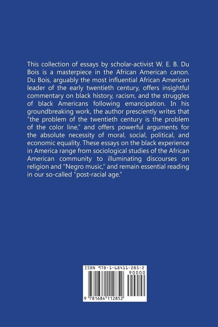 Rückseitencover The Souls of Black Folk