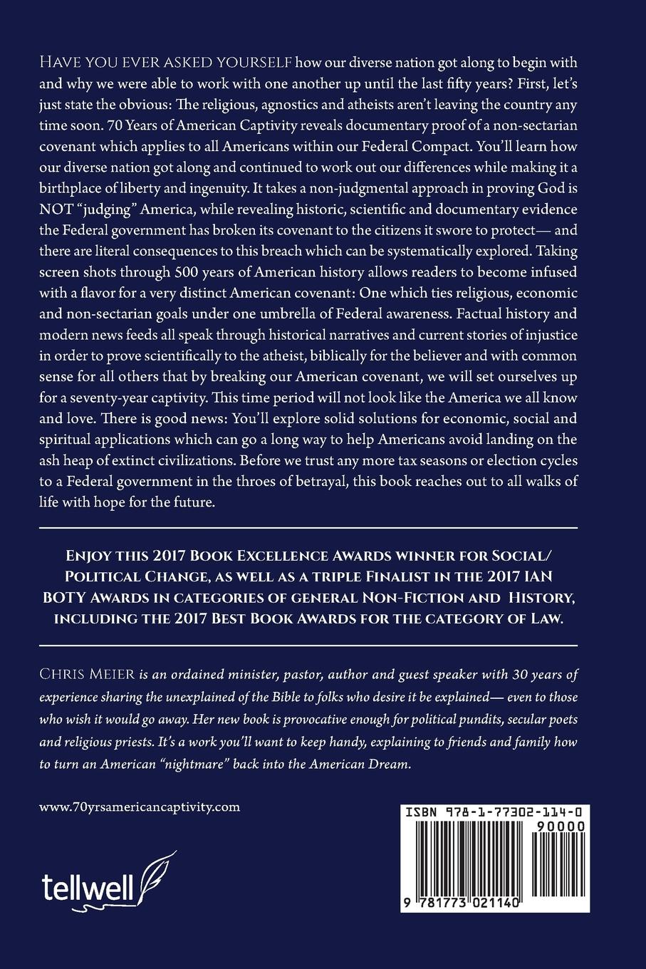 Rückseitencover 70 Years of American Captivity