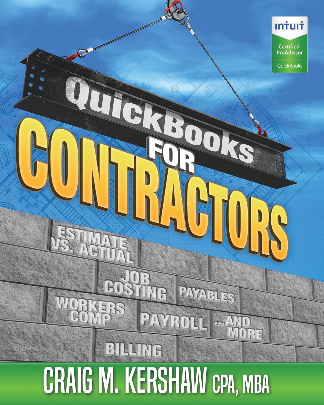 Vorderes Coverbild QuickBooks for Contractors