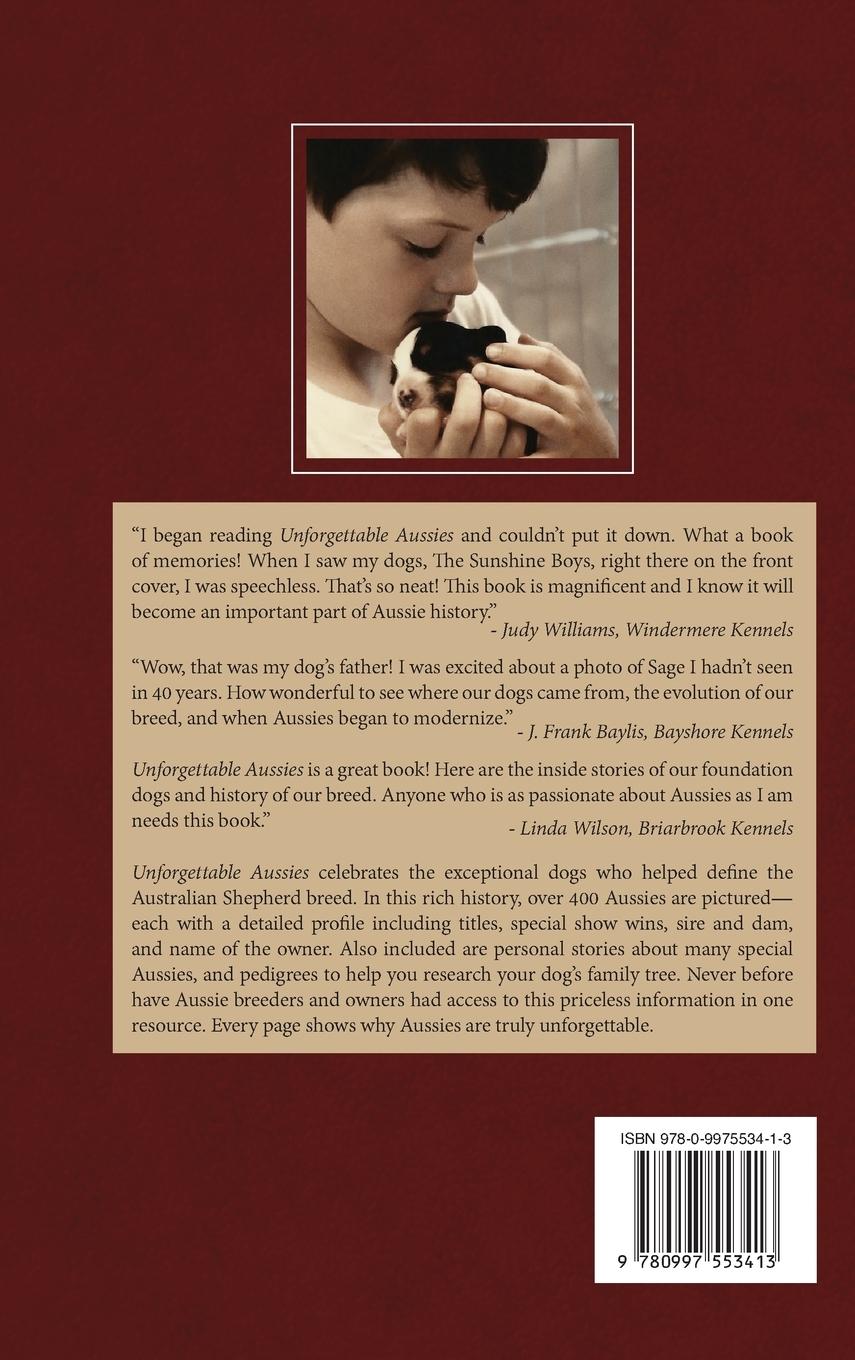 Rückseitencover Unforgettable Aussies