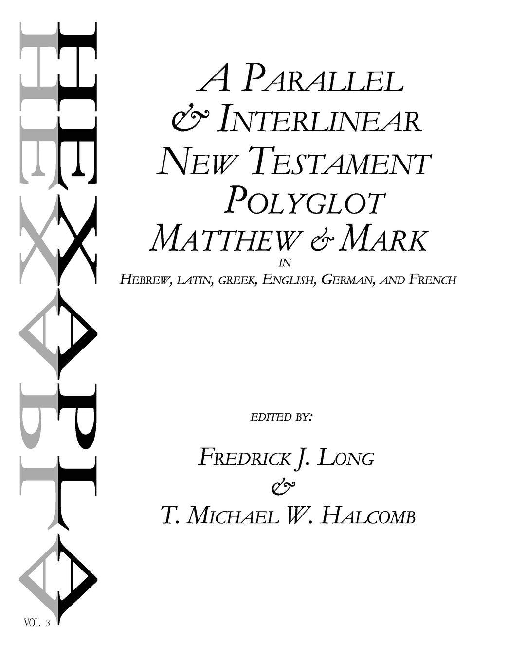 Vorderes Coverbild A Parallel & Interlinear New Testament Polyglot