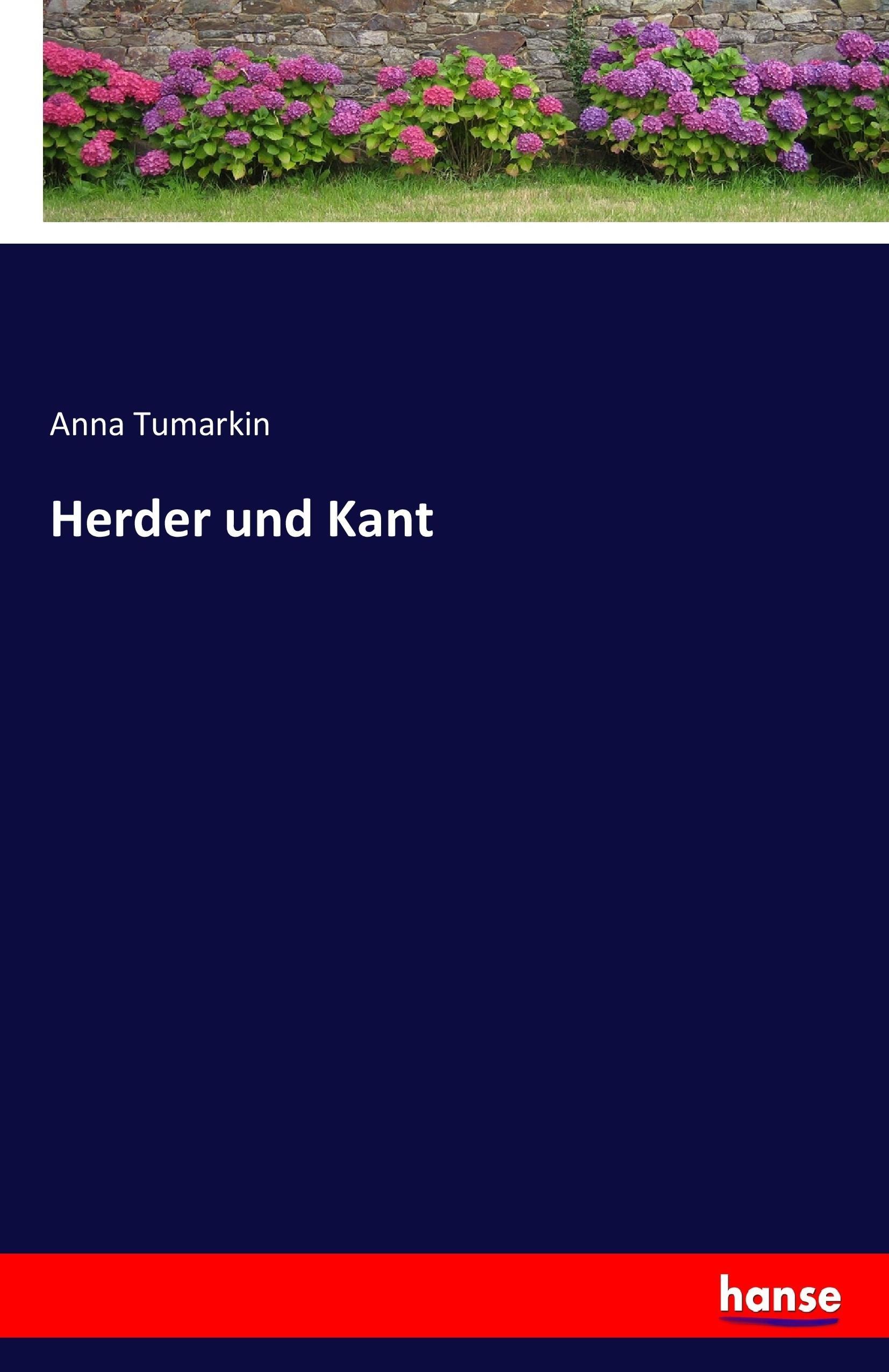 Vorderes Coverbild Herder und Kant