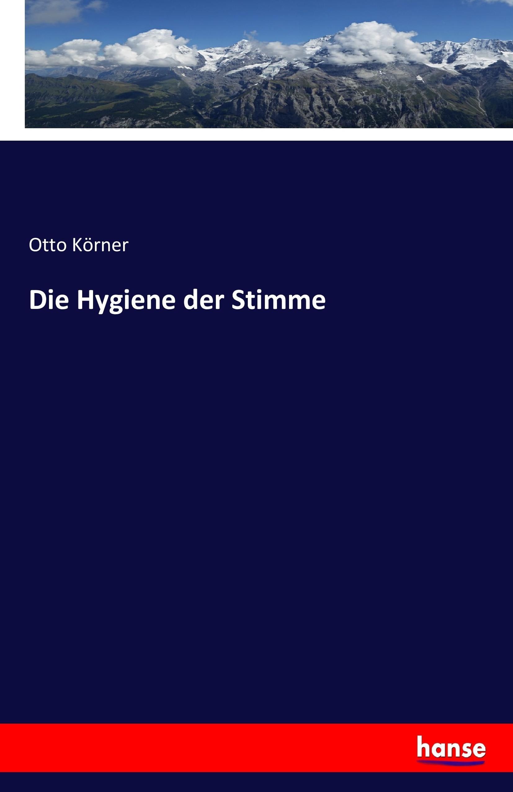 Vorderes Coverbild Die Hygiene der Stimme