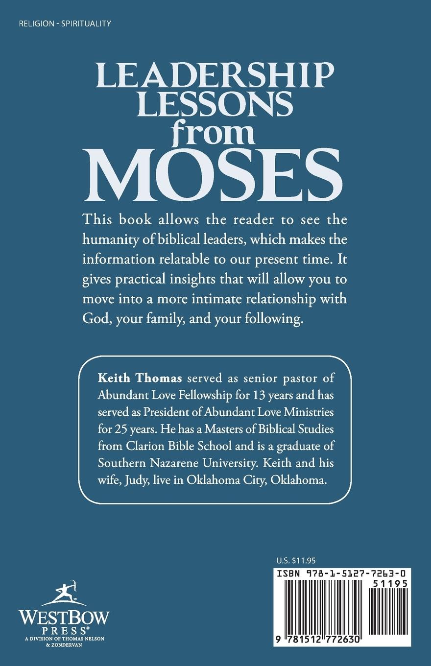 Rückseitencover Leadership Lessons from Moses