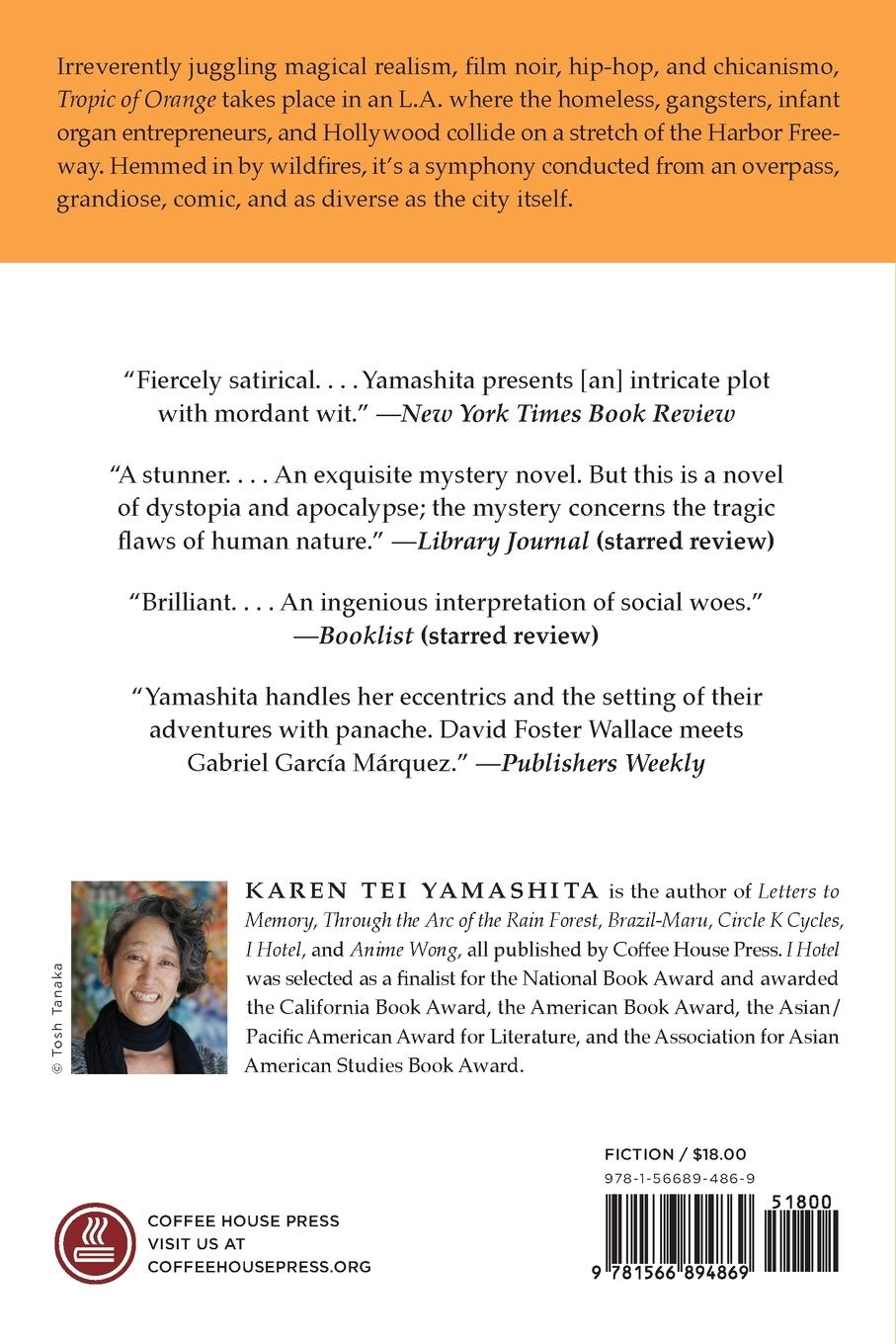 Rückseitencover Tropic of Orange