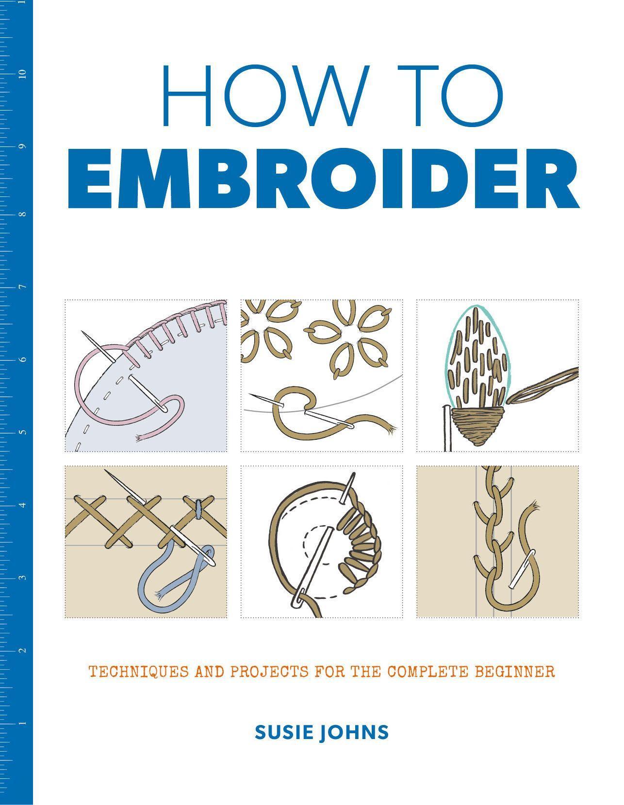 Vorderes Coverbild How to Embroider