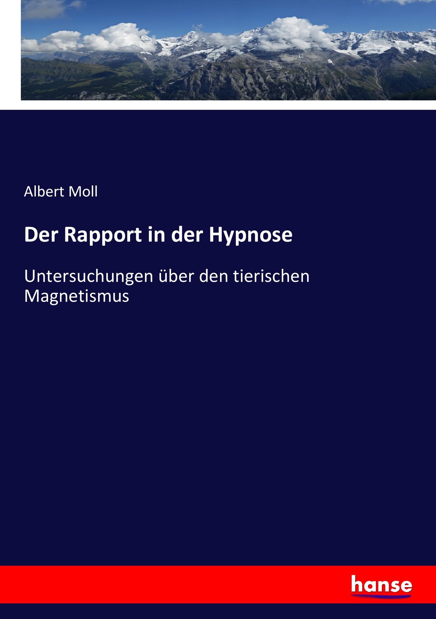 Vorderes Coverbild Der Rapport in der Hypnose
